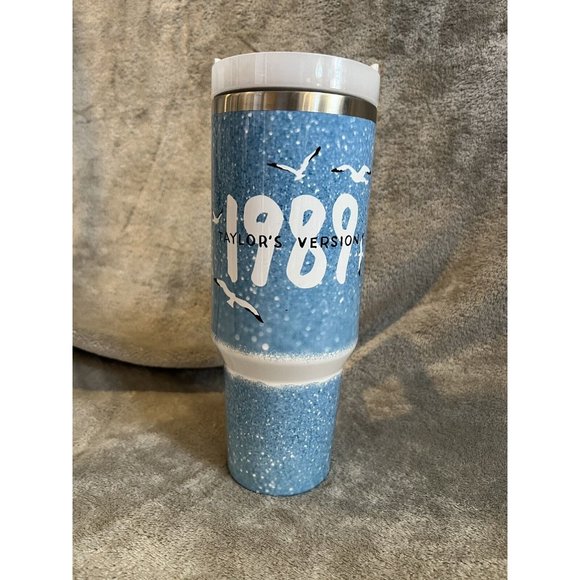 TAYLOR SWIFT 1989 Themes TUMBLER TRAVEL MUG 40OZ Handle Mug Coffee Eras Tour - Picture 3 of 7